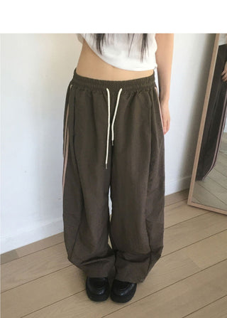 Neot Side Track Color Block Nylon Pants