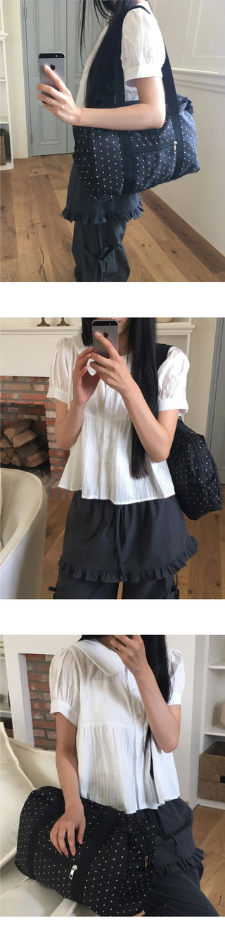 QJ Big Dot Dot Shoulder Bag