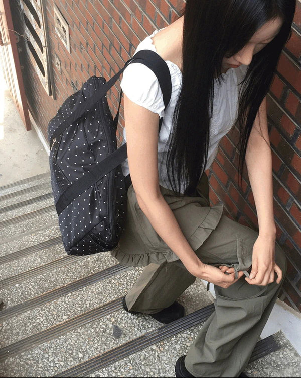 QJ Big Dot Dot Shoulder Bag