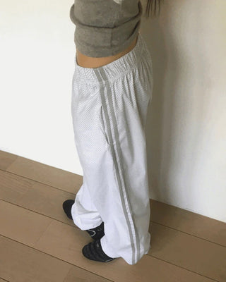 Pheno Dot Track Color Block Nylon Pants