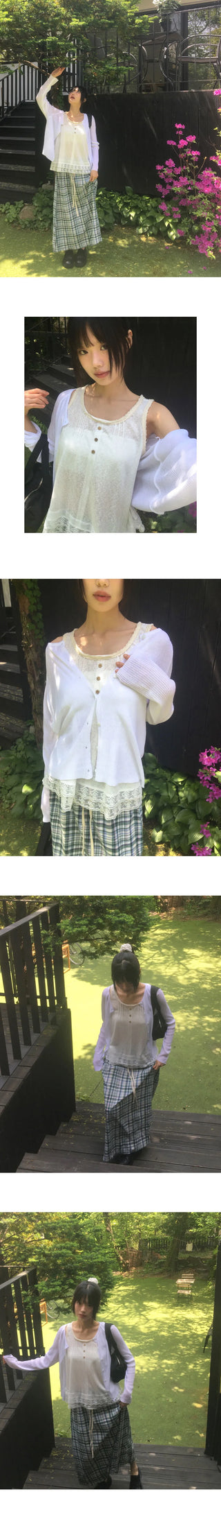 Floyd See-Through Ribbed Cardigan