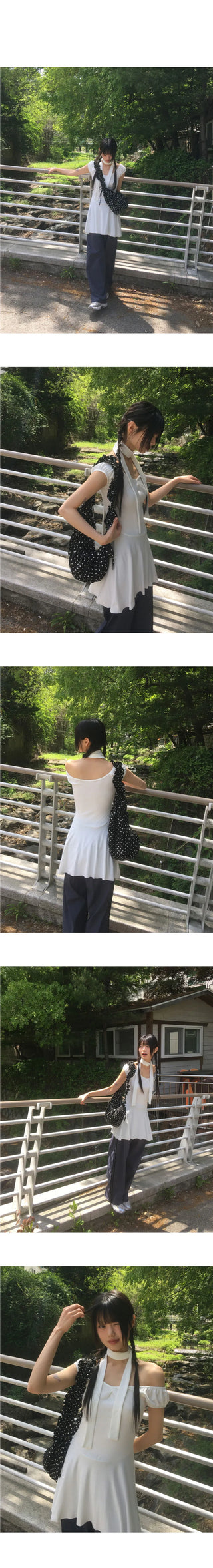 Miruka Dot String Crossbody Bag