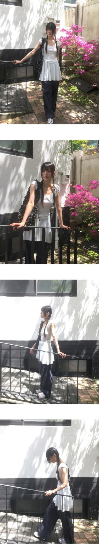 Miruka Dot String Crossbody Bag