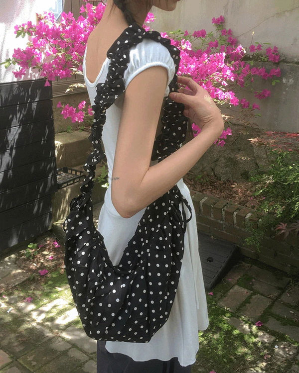 Miruka Dot String Crossbody Bag