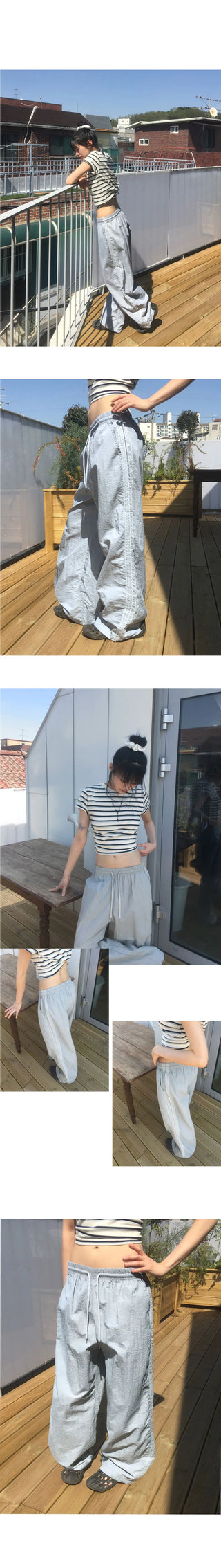 Wham Race Track Two Way Nylon Pants