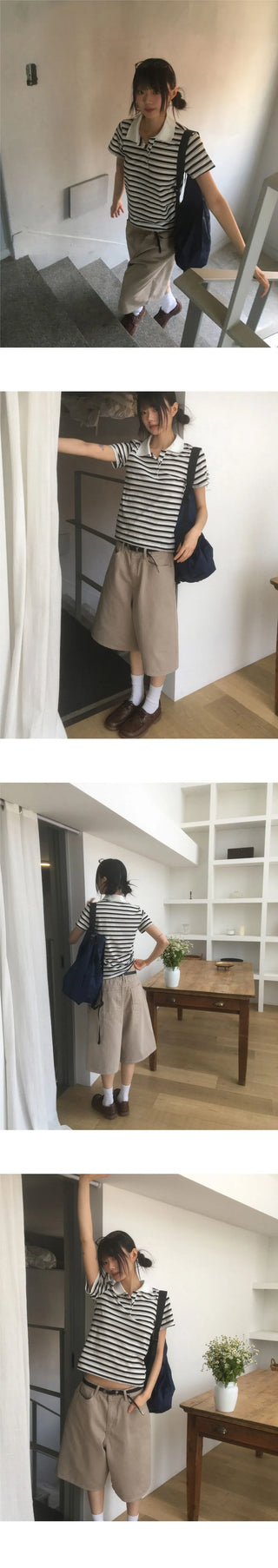 U-Ring Folding Pleated Nylon Backpack