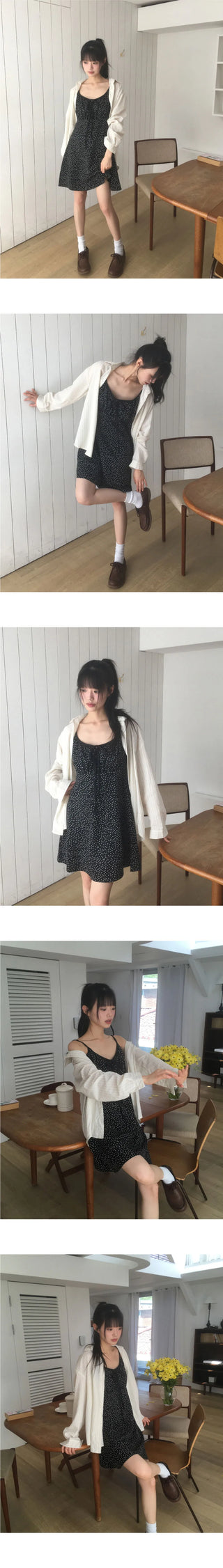 Came pendant stripe shirt