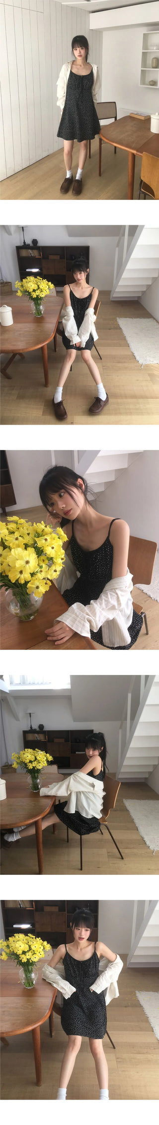 Came pendant stripe shirt