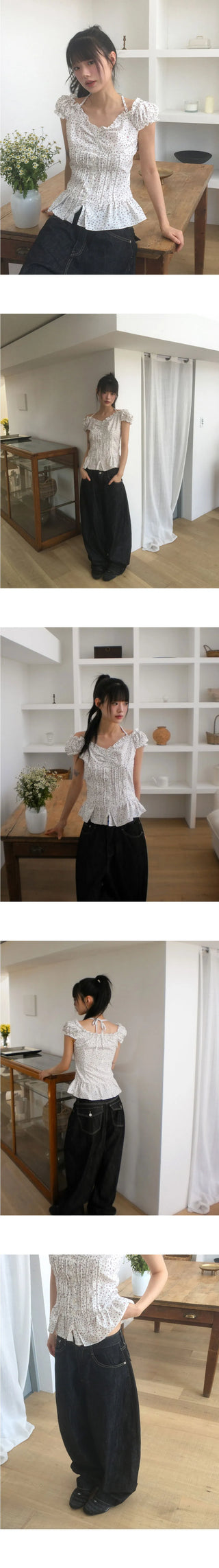 Yuki Raw Pocket Balloon Denim Pants