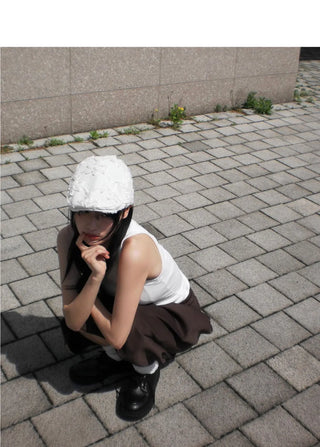 Deeps Vintage Floral Texture Hunting Cap