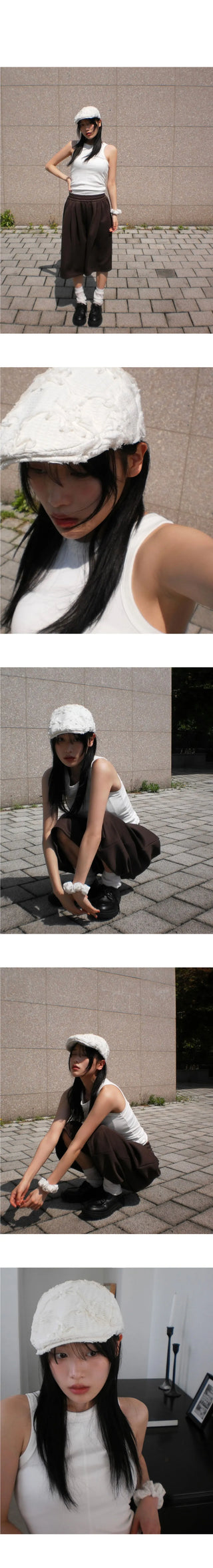 Deeps Vintage Floral Texture Hunting Cap