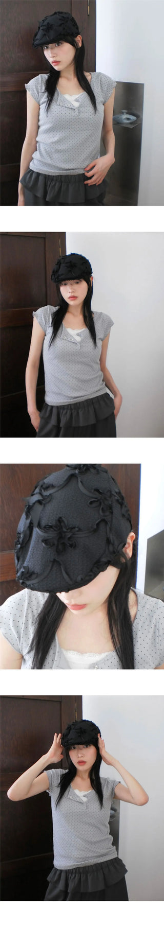 Deeps Vintage Floral Texture Hunting Cap