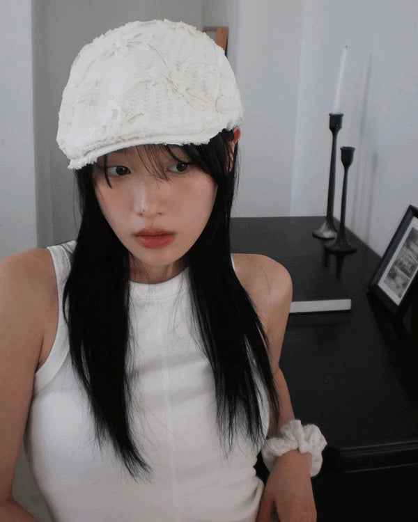 Deeps Vintage Floral Texture Hunting Cap