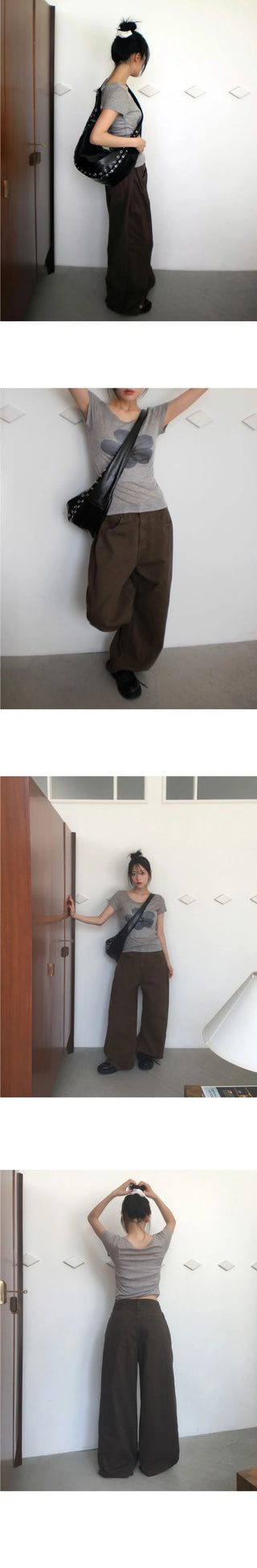 Carmen Flower See-Through Short Sleeve T-Shirt