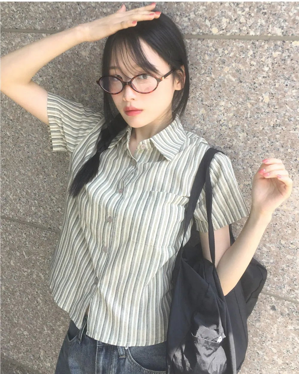 Canon Vintage Stripe Short Sleeve Shirt