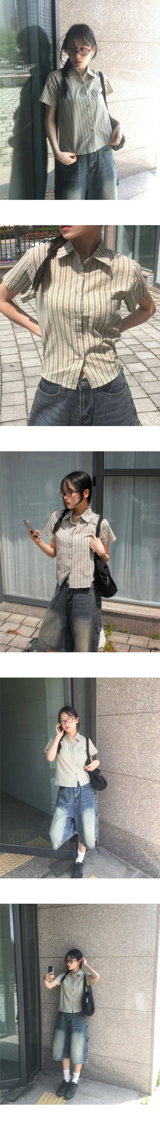 Canon Vintage Stripe Short Sleeve Shirt