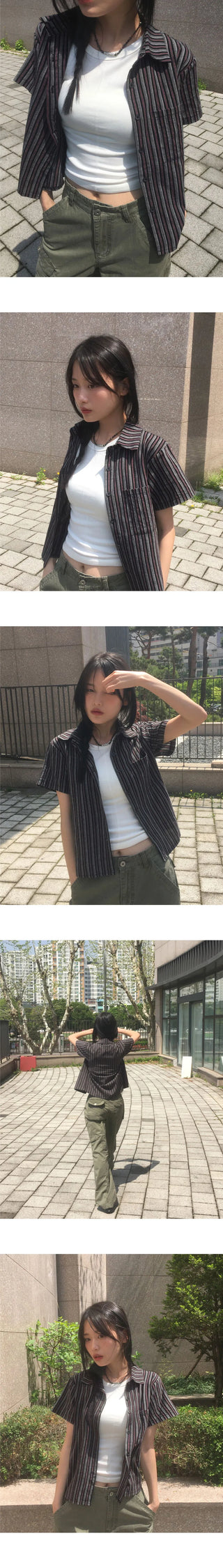 Canon Vintage Stripe Short Sleeve Shirt