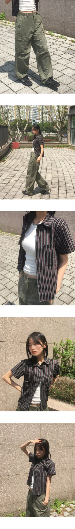 Canon Vintage Stripe Short Sleeve Shirt