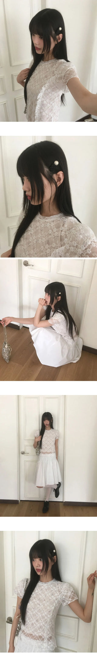 Cure Mini Dot Pearl Hairpin