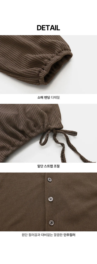 Polon String Sheer Hooded Cardigan