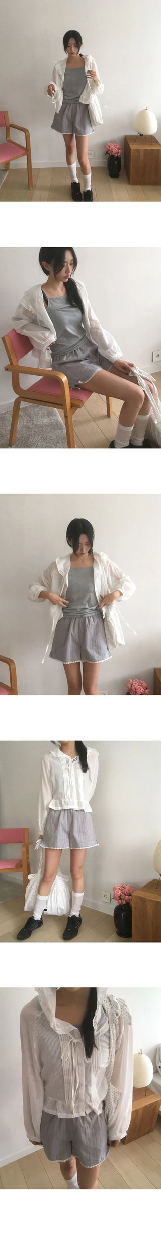 Soap Punching Lace Shorts Short Pants