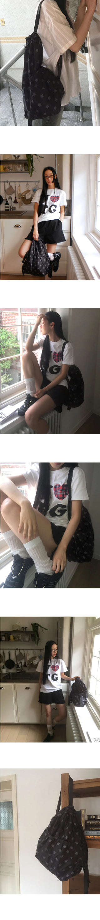 Etman Star Pocket String Backpack