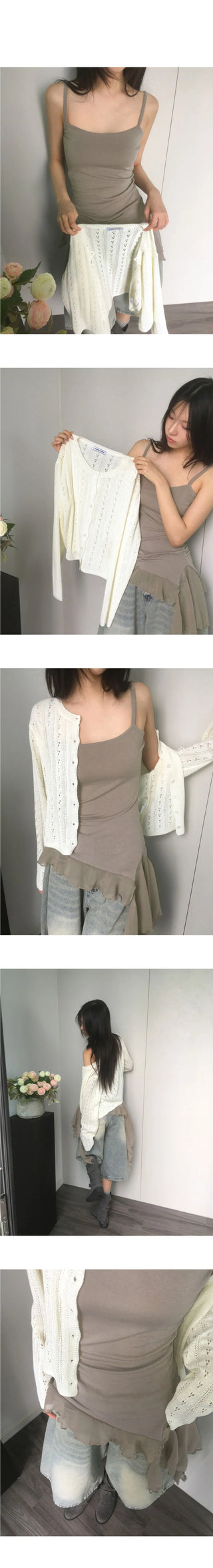 Rating Frill Uneven Sleeveless
