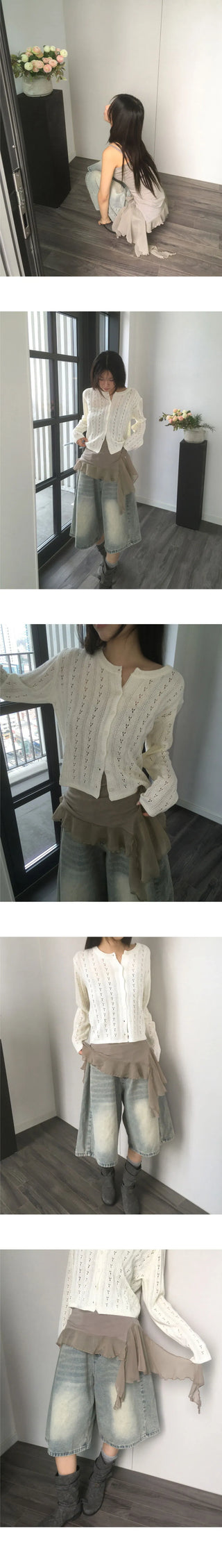 Rating Frill Uneven Sleeveless