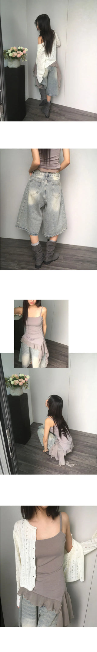 Phibe Denim Bermuda Pants