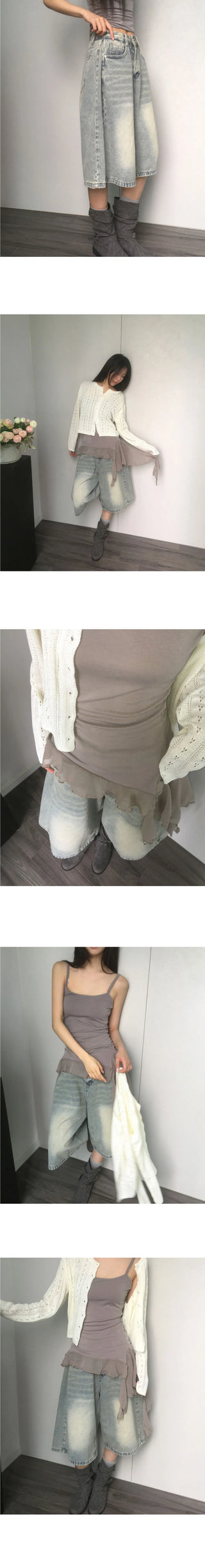 Phibe Denim Bermuda Pants