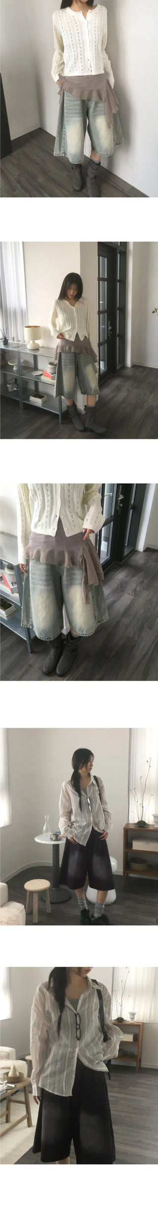 Phibe Denim Bermuda Pants