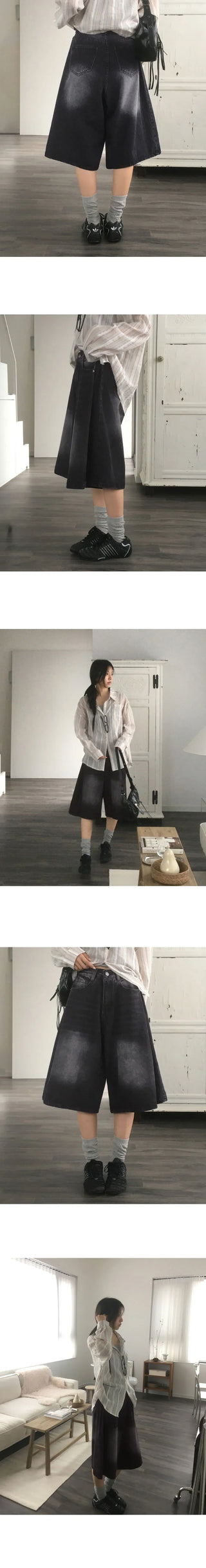 Phibe Denim Bermuda Pants