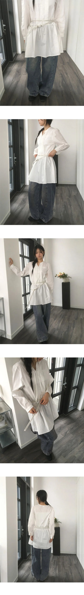 Colen Punching Long Belt