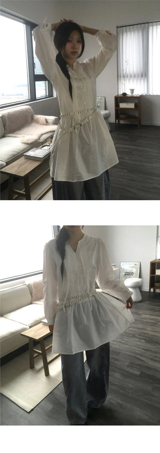 Colen Punching Long Belt