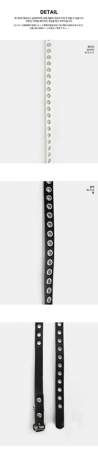 Colen Punching Long Belt