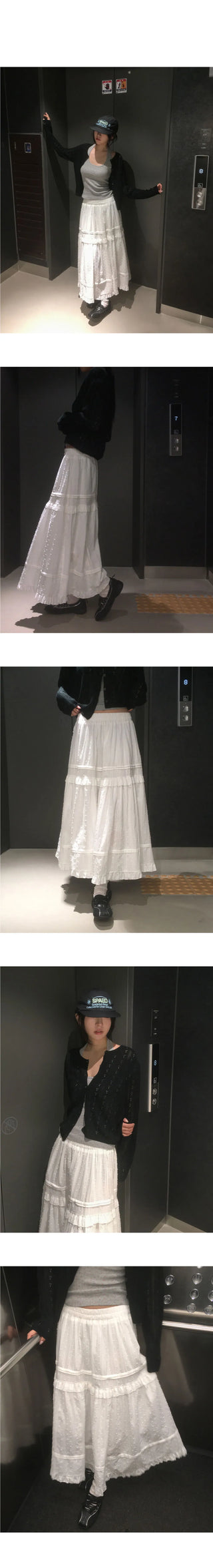 Toppin Frill Cancan Long Skirt