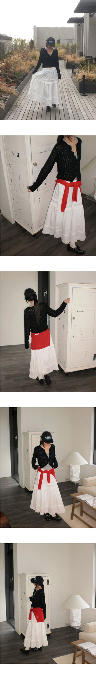 Toppin Frill Cancan Long Skirt