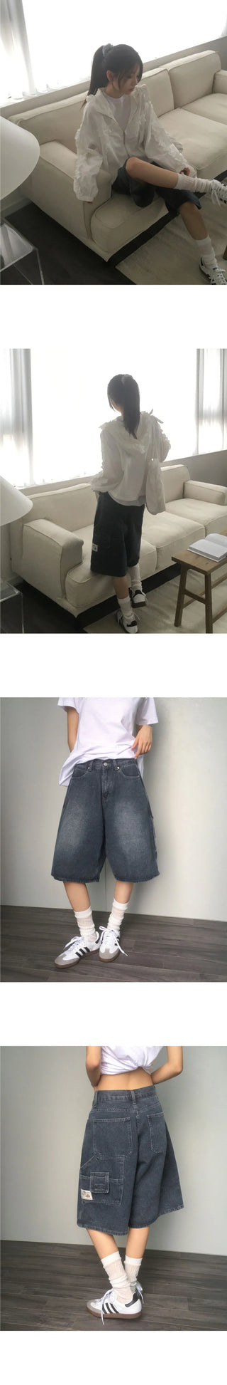 Marke Carpenter Bermuda Long Denim Pants