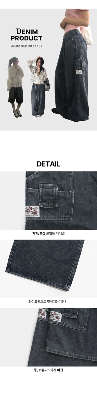 Marke Carpenter Bermuda Long Denim Pants