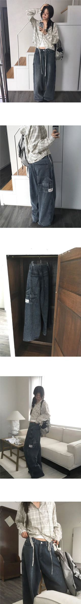 Marke Carpenter Bermuda Long Denim Pants