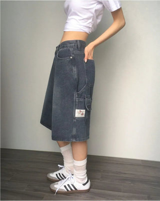 Marke Carpenter Bermuda Long Denim Pants