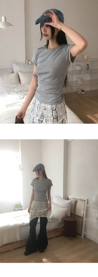 Solfer Stripe Denim Hunting Cap Hat