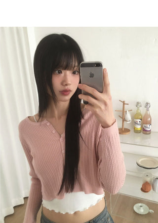 Hub Twisted Round Knitwear Cardigan