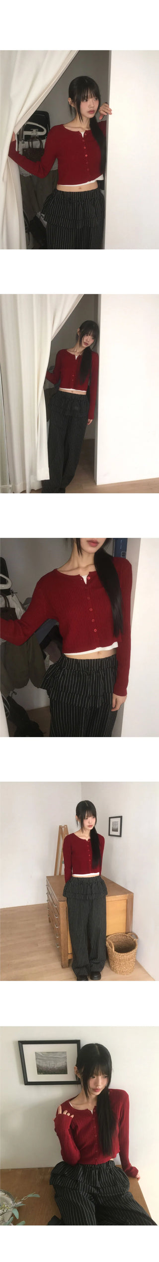 Hub Twisted Round Knitwear Cardigan