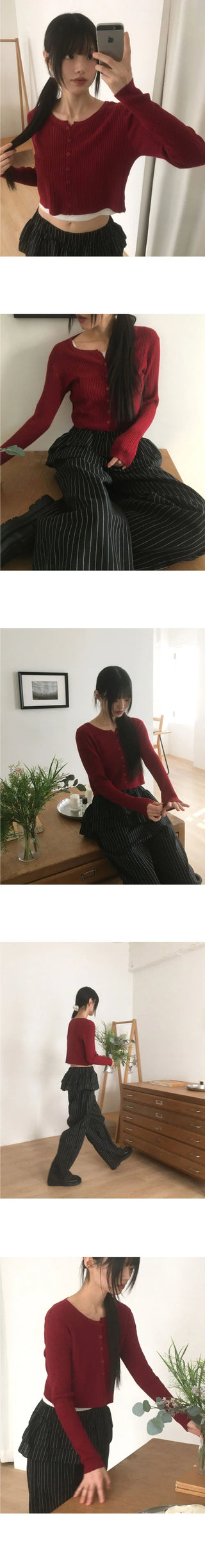 Hub Twisted Round Knitwear Cardigan