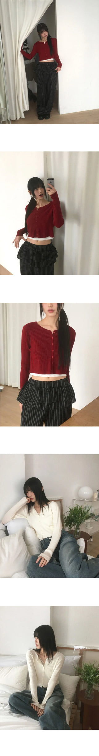 Hub Twisted Round Knitwear Cardigan