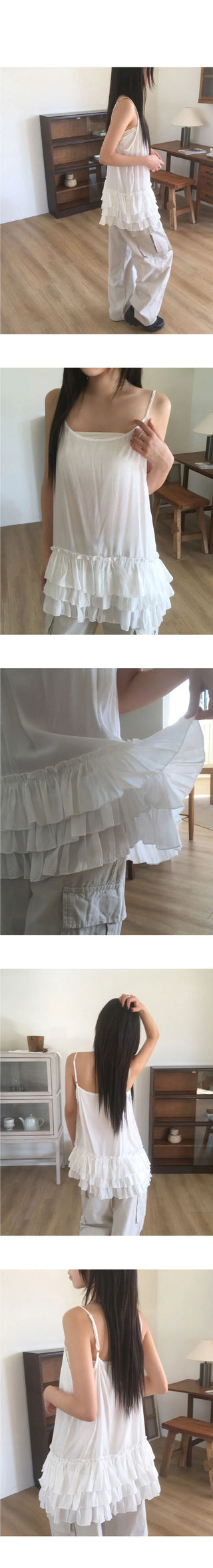 Sakan Frill Cancan Bustier Sleeveless