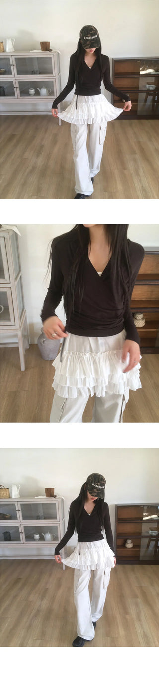 Sakan Frill Cancan Bustier Sleeveless