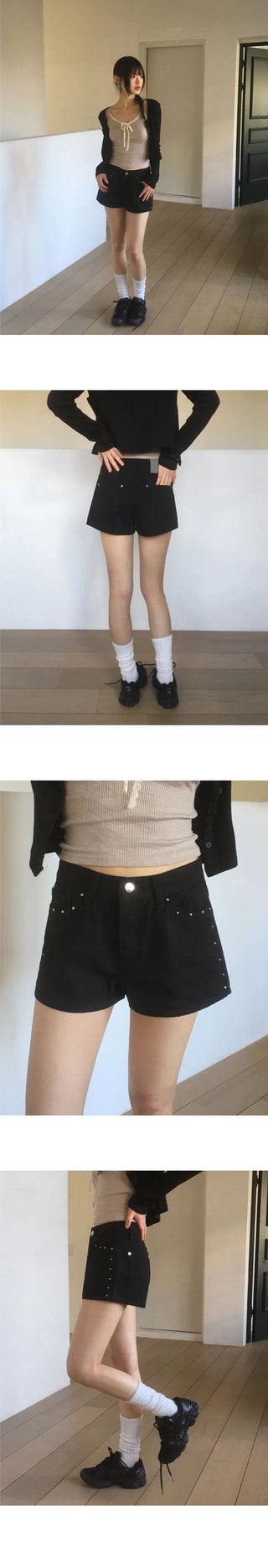 Atel Stud Point Shorts Short Pants