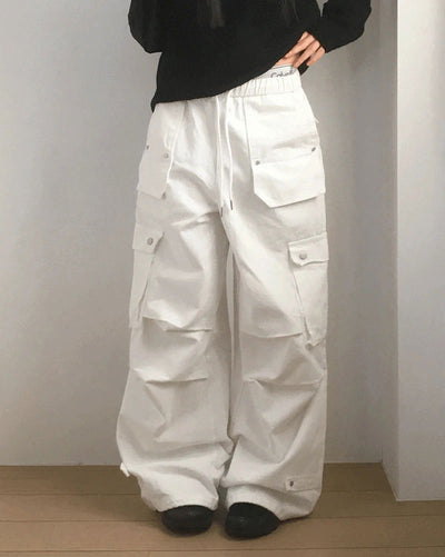 Ethyl Pocket Point Two Way Wide Cargo Pants